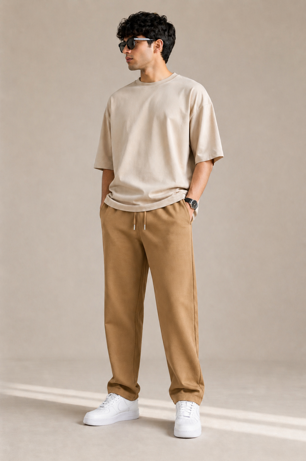 Camel Relaxed Fit Jogger lifestyle - Corcotton India